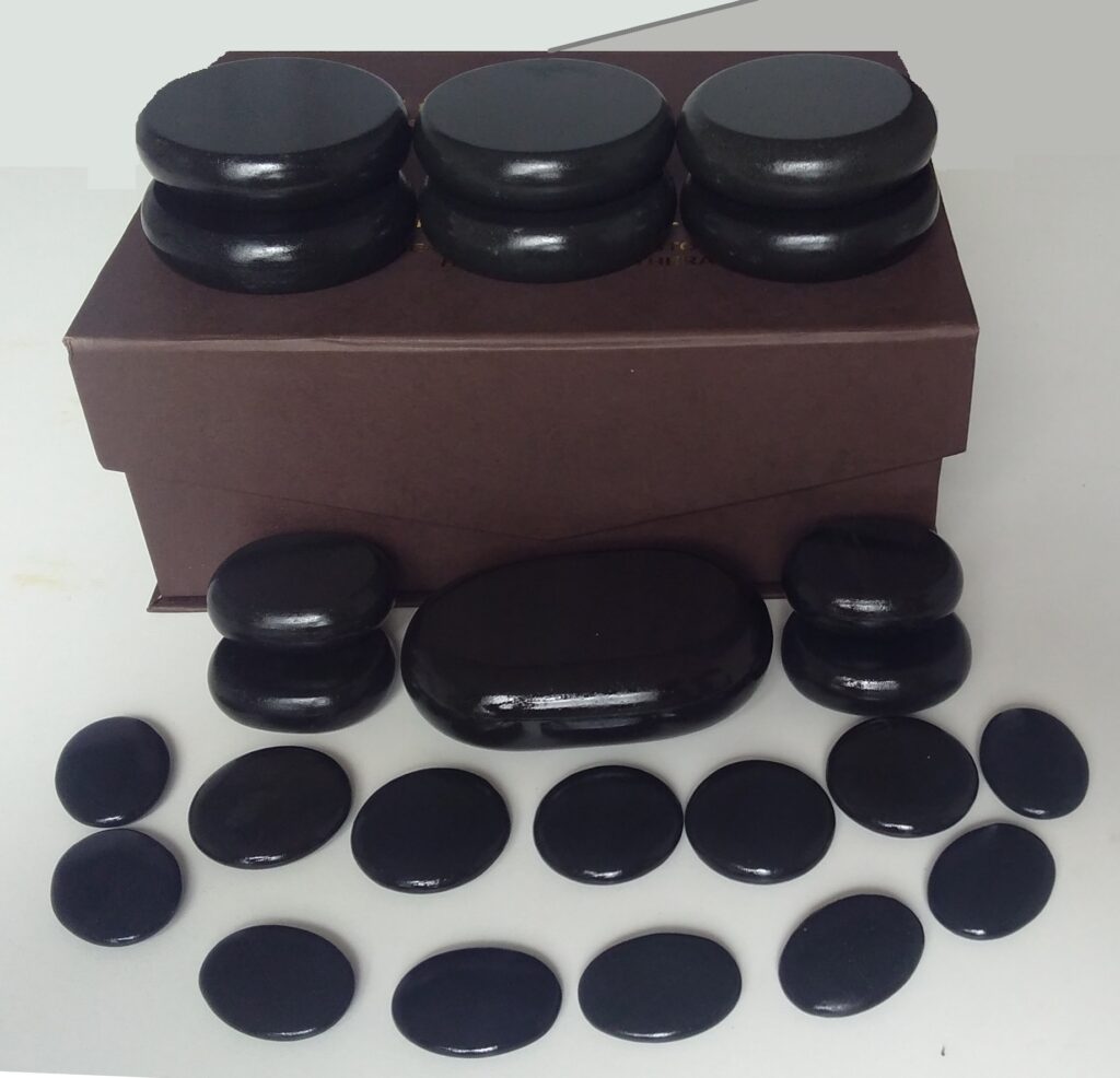 SET DE 24 PIEDRAS VOLCANICAS precio 159 soles